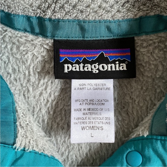 Patagonia Re-Tool Snap-T Pullover Top Sweatshirt size Large - Picture 9 of 13